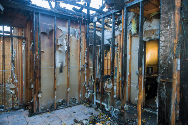 Professional Emergency Fire Cleanup technician working in Kalifornsky, AK